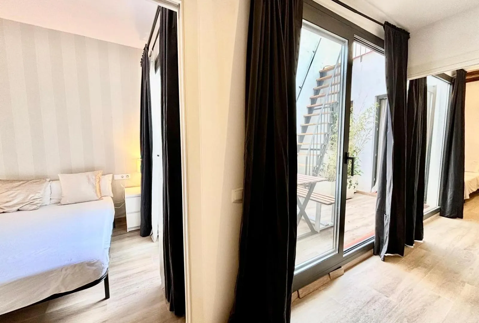 ברצלונה Piso Con Dos Habitaciones Con Camas Dobles Y Terrazas En El Poblenou ספרד